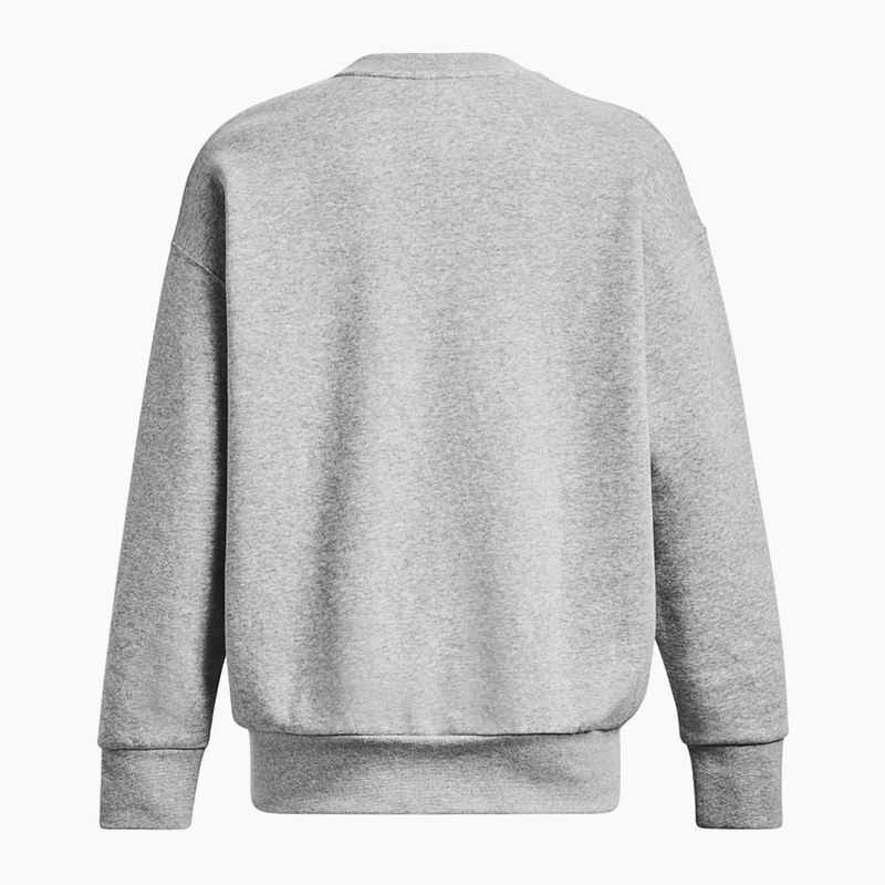 Dámská mikina  Under Armour Icon Fleece Crew mod gray light heather/white 10