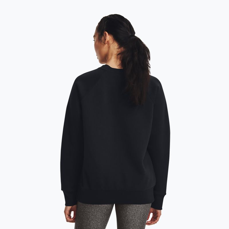 Dámská mikina Under Armour Rival Fleece Crew black/white 3