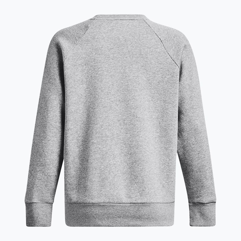 Dámská mikina Under Armour Rival Fleece Crew mod gray light heather/white 6