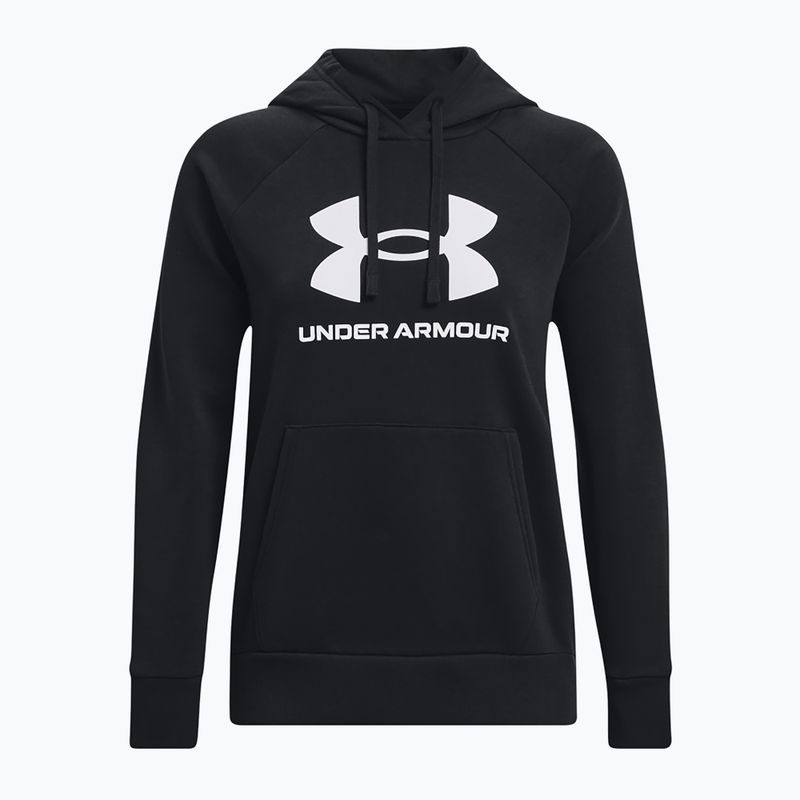 Dámská mikina Under Armour Rival Fleece Big Logo Hoody black/white 5