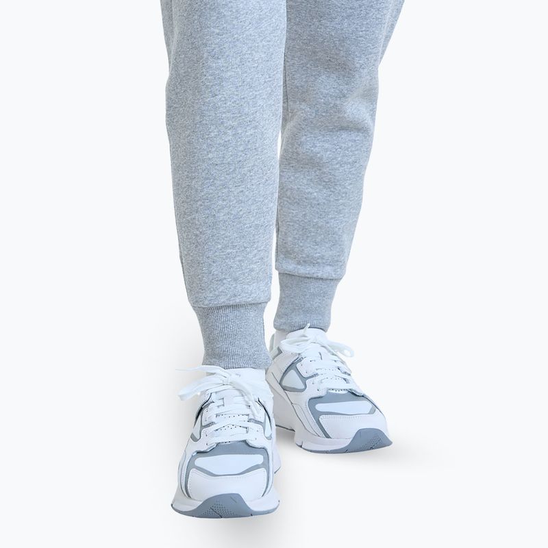 Dámské kalhoty Under Armour Rival Fleece Joggers mod gray light heather/white 5