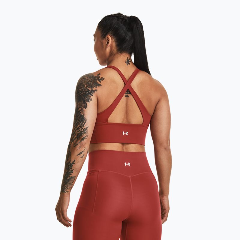 Dámské tréninkové tílko Under Armour Project Rock LetsGo Crssover Top heritage red 3