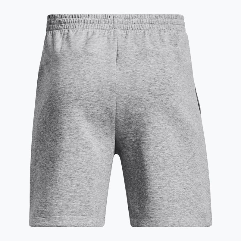 Pánské tréninkové šortky Under Armour Unstoppable Fleece mod gray/black 6