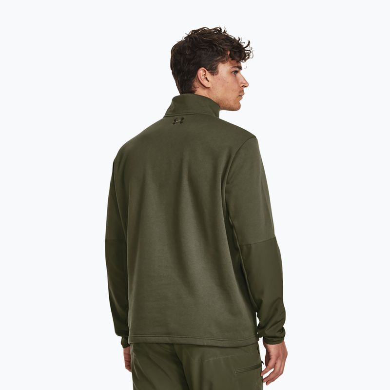 Pánská mikina Under Armour Tactical Rival Job Fleece 1/4 Zip marine od green 3