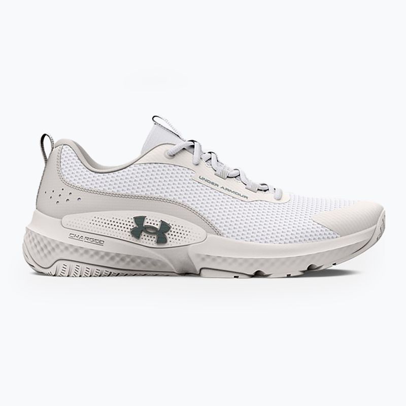 Dámské tréninkové boty Under Armour W Dynamic Select white/white clay/metallic green grit 7