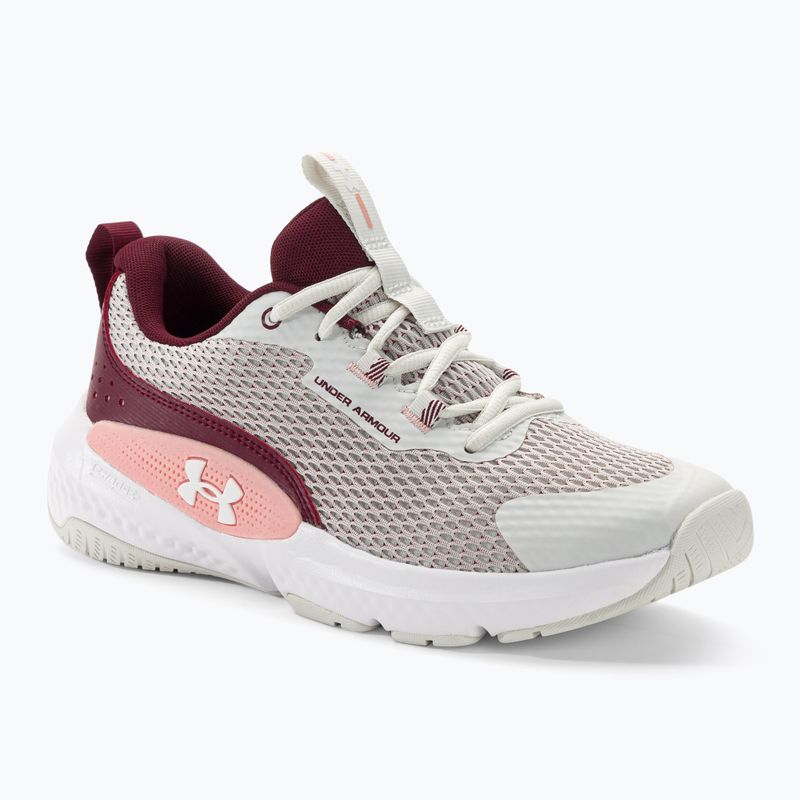 Dámské tréninkové boty Under Armour W Dynamic Select white clay/deep red/white