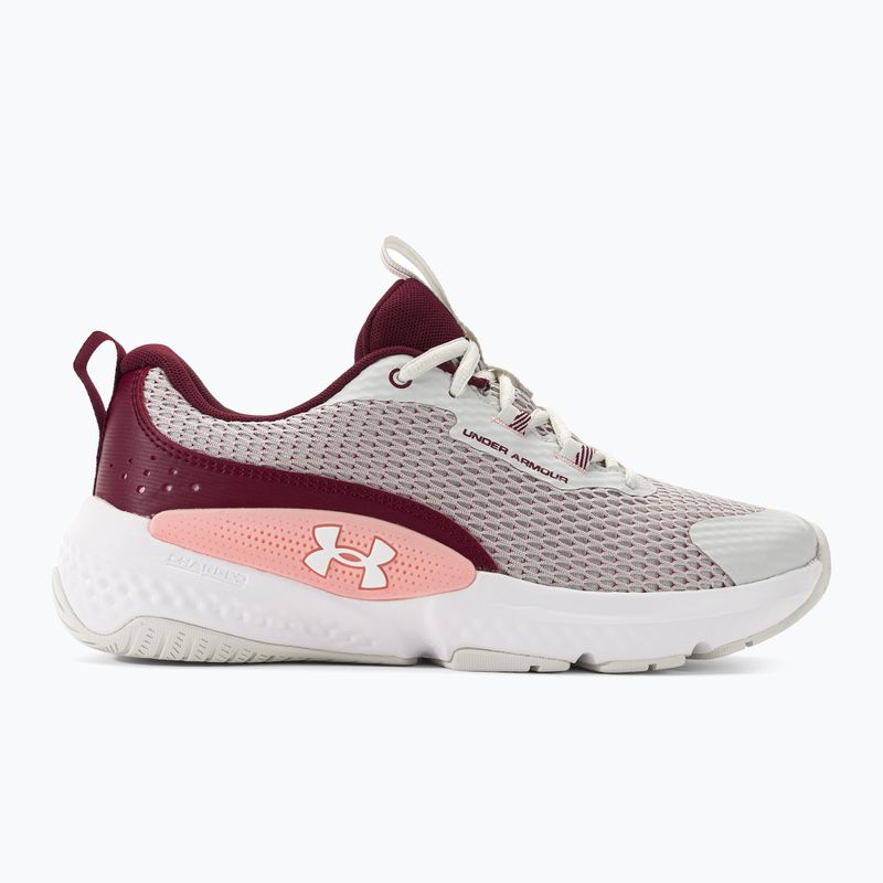 Dámské tréninkové boty Under Armour W Dynamic Select white clay/deep red/white 2