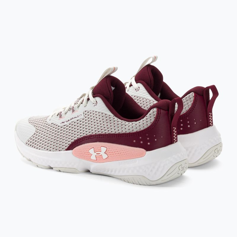 Dámské tréninkové boty Under Armour W Dynamic Select white clay/deep red/white 3