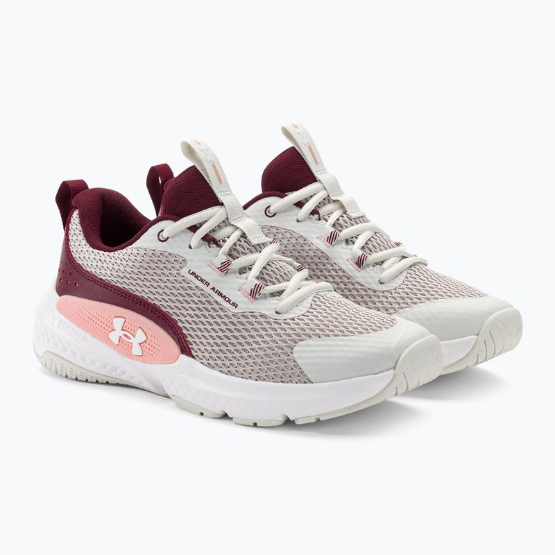 Dámské tréninkové boty Under Armour W Dynamic Select white clay/deep red/white 4