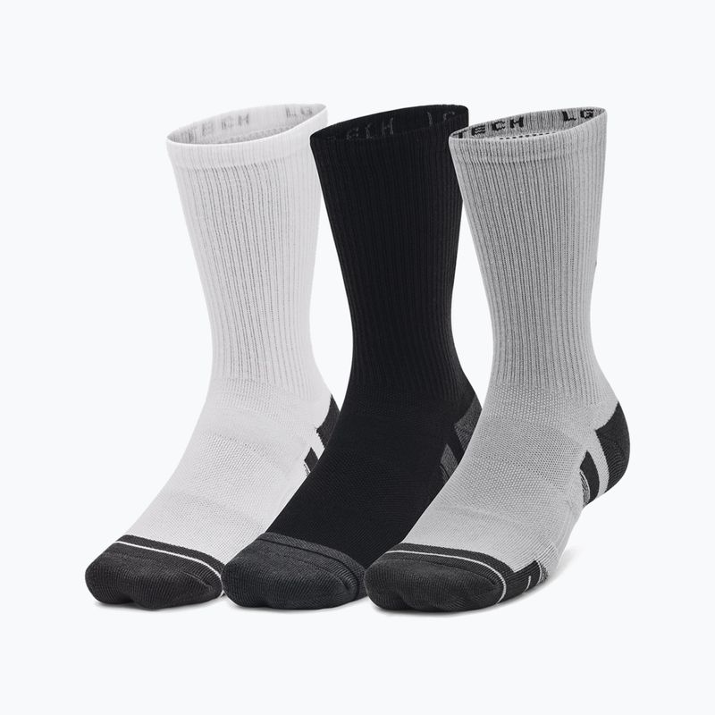 Under Armour Performance Tech 3pk Crew mod gray/white/jet gray ponožky 10