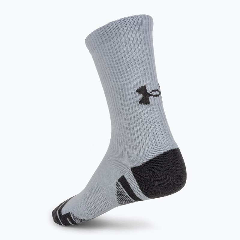Under Armour Performance Tech 3pk Crew mod gray/white/jet gray ponožky 3