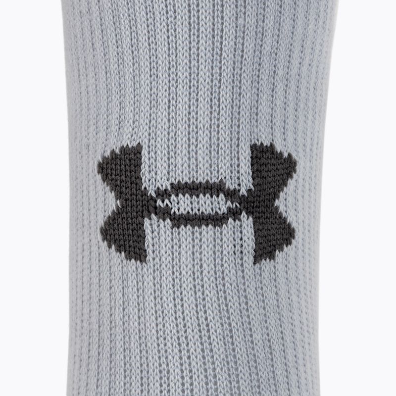 Under Armour Performance Tech 3pk Crew mod gray/white/jet gray ponožky 8