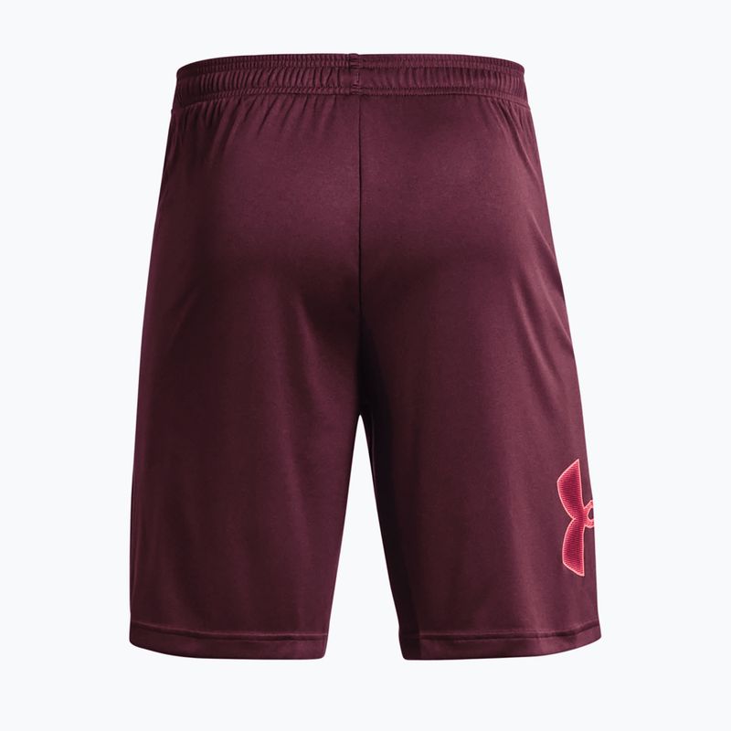 Pánské tréninkové šortky Under Armour Tech Graphic dark maroon/beta 6