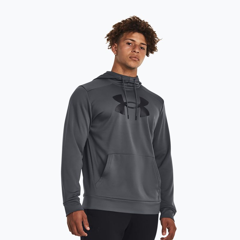 Pánská mikina Under Armour Fleece Big Logo HD pitch gray/black