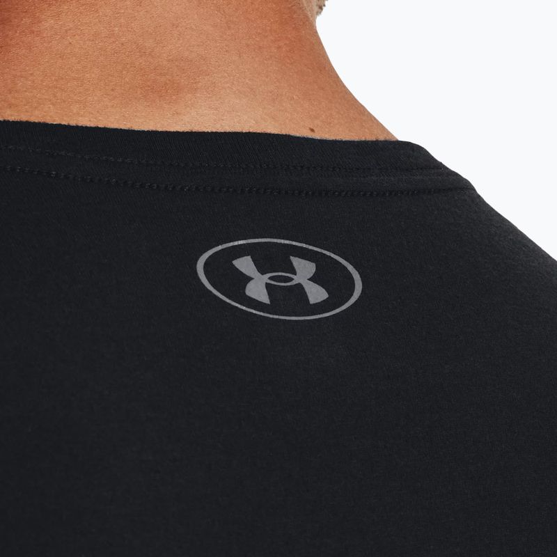 Pánské tričko Under Armour Big Logo Fill black/pitch gray/halo gray 3