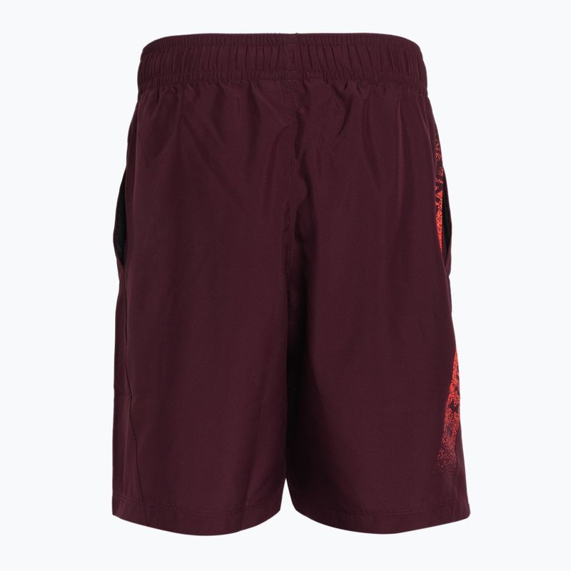 Pánské tréninkové šortky Under Armour Woven Graphic dark maroon/beta 5