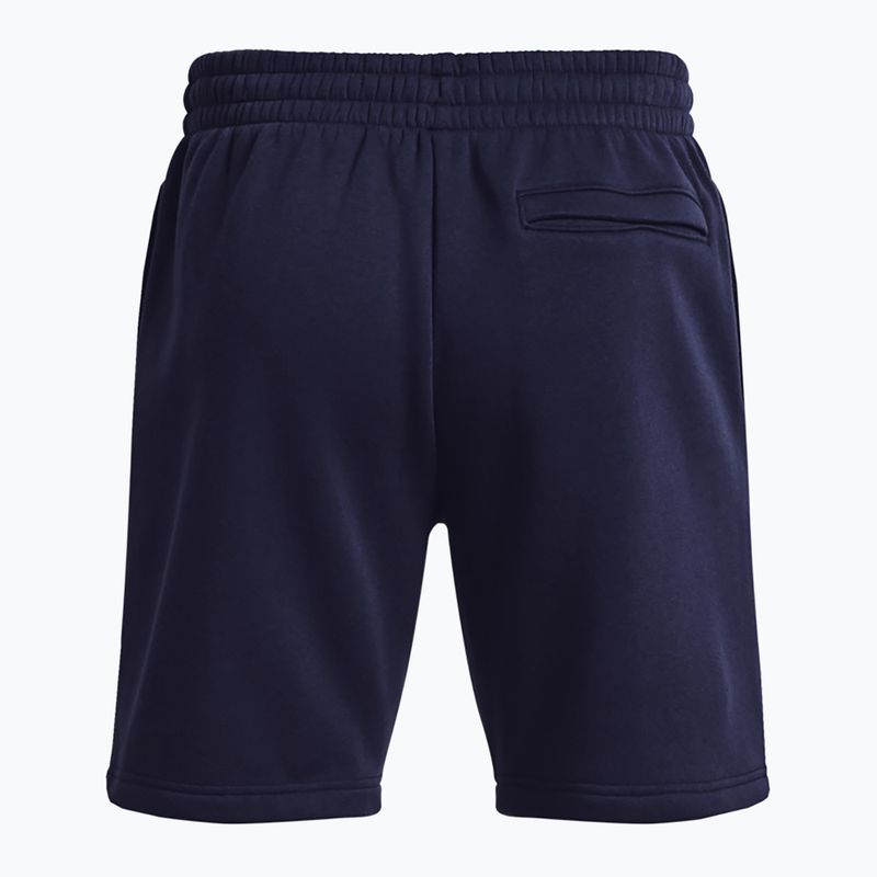 Pánské šortky Under Armour Icon Fleece midnight navy/white 2