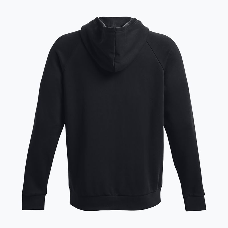 Pánská mikina Under Armour Rival Fleece Logo HD black/white 5