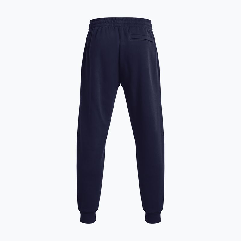 Pánské kalhoty Under Armour Rival Fleece midnight navy/white 6