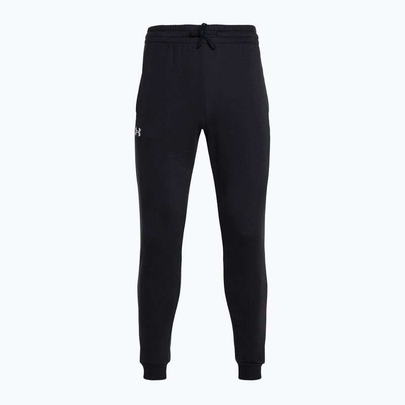 Under Armour pánské tréninkové kalhoty Rival Fleece Joggers black/white 4