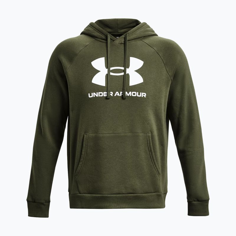 Under Armour pánská mikina Rival Fleece Logo HD marine od green/white 4