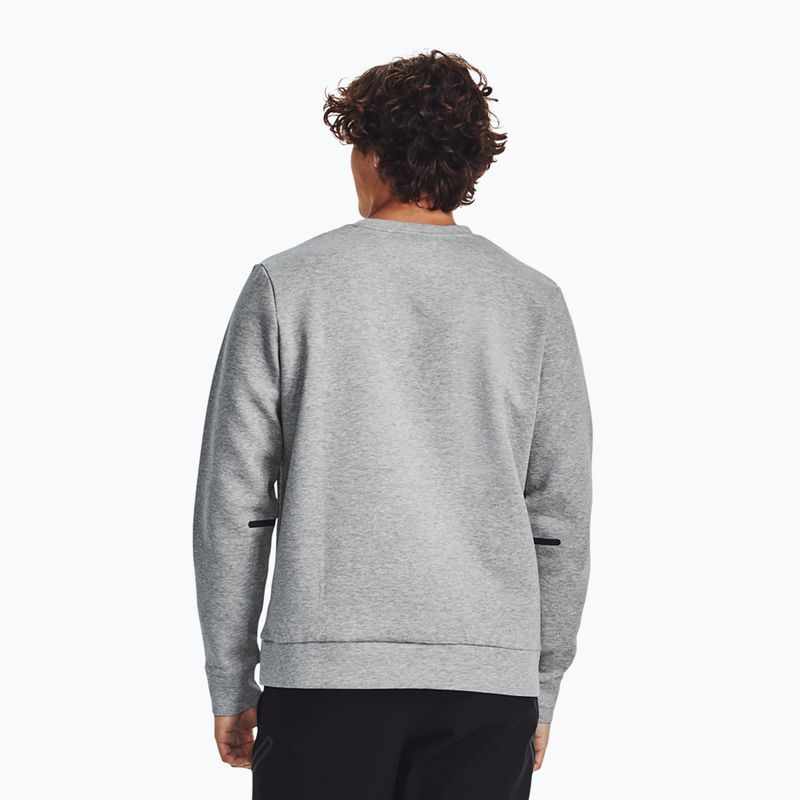Pánská mikina Under Armour Unstoppable Fleece Crew blue gray/black 3