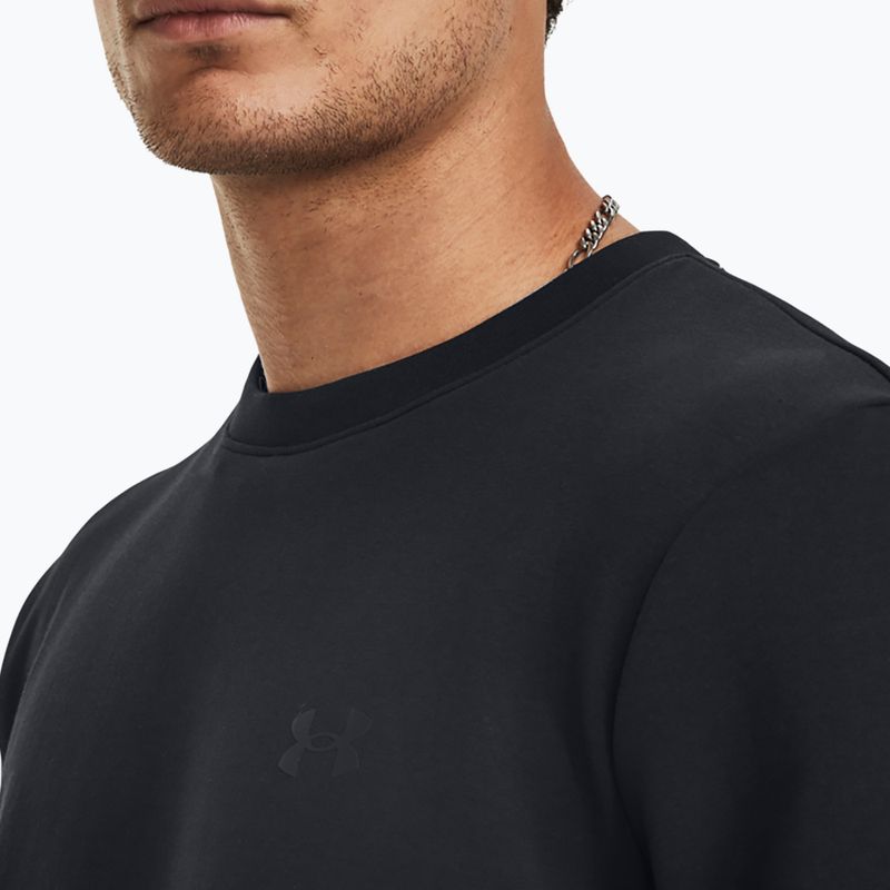 Pánská mikina Under Armour Unstoppable Fleece Crew black/black 4