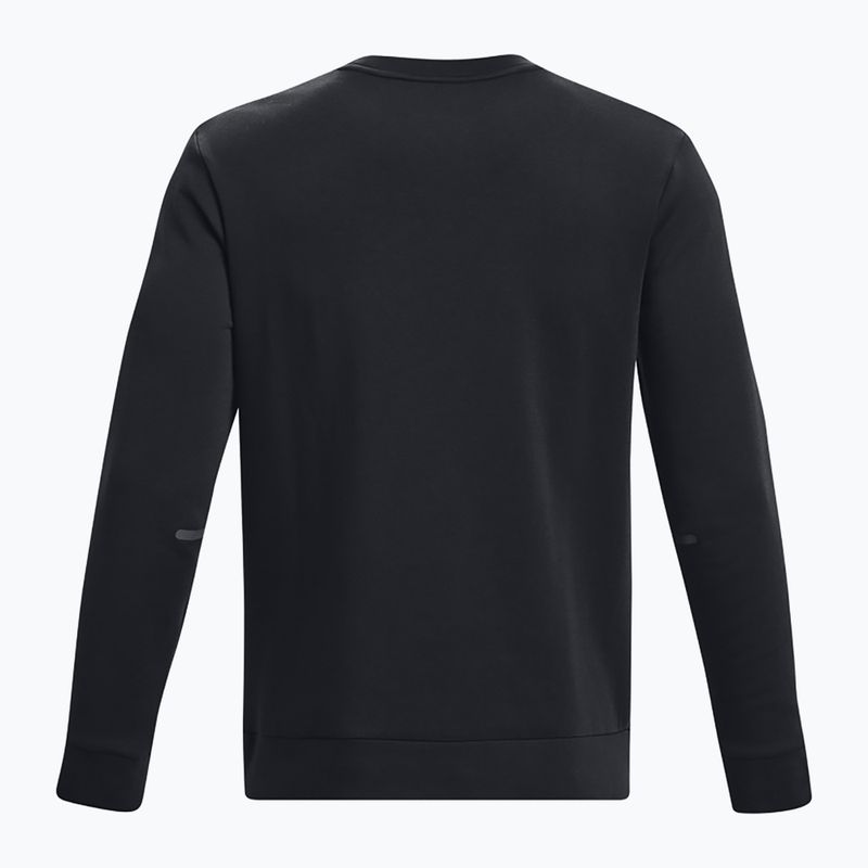 Pánská mikina Under Armour Unstoppable Fleece Crew black/black 6