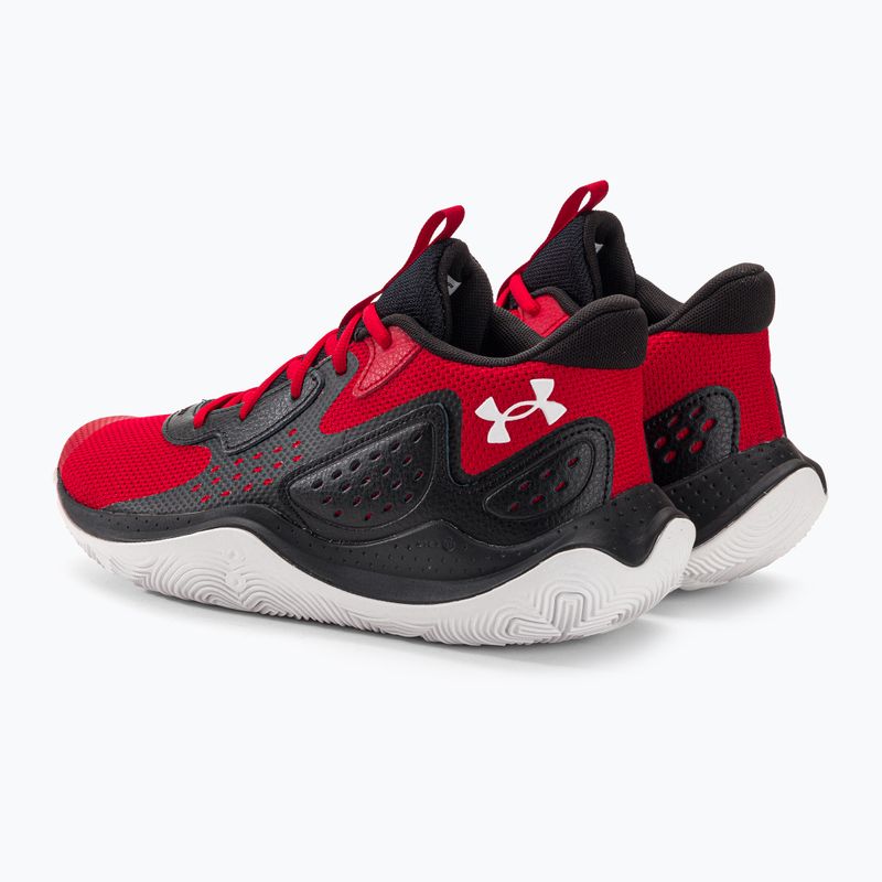 Basketbalové boty Under Armour Jet'23 red/black/white 3