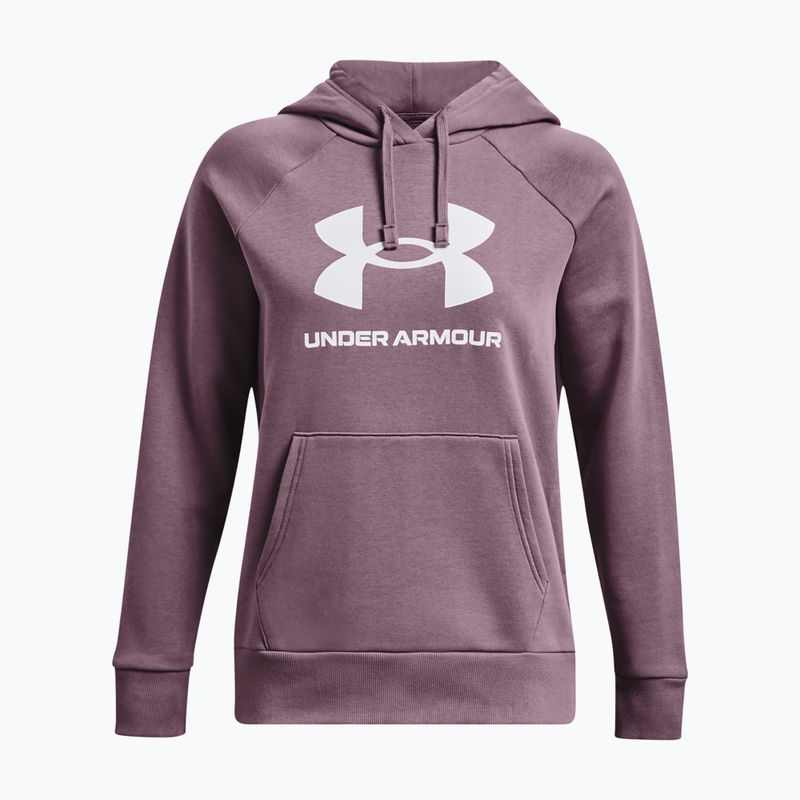 Dámská mikina  Under Armour Rival Fleece Big Logo misty purple/white 5