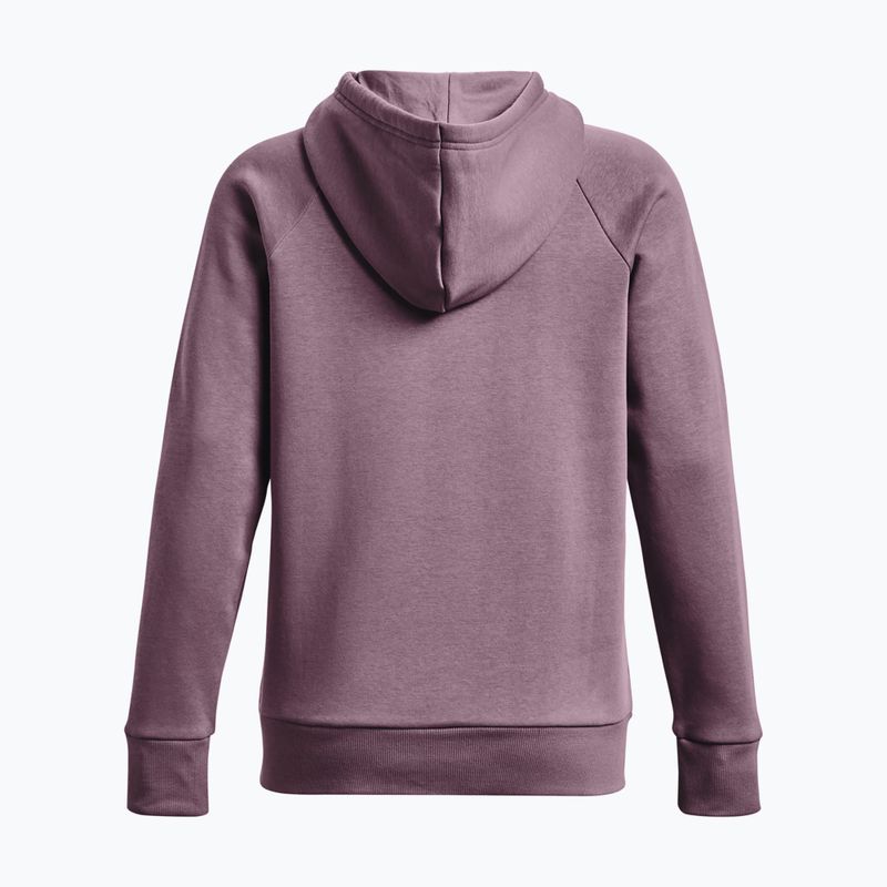 Dámská mikina  Under Armour Rival Fleece Big Logo misty purple/white 6