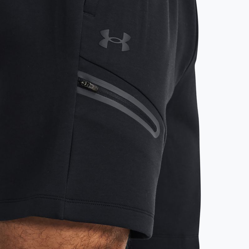 Pánské tréninkové šortky Under Armour Unstoppable Fleece black/black 4