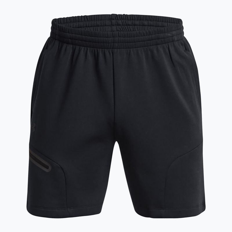 Pánské tréninkové šortky Under Armour Unstoppable Fleece black/black 5