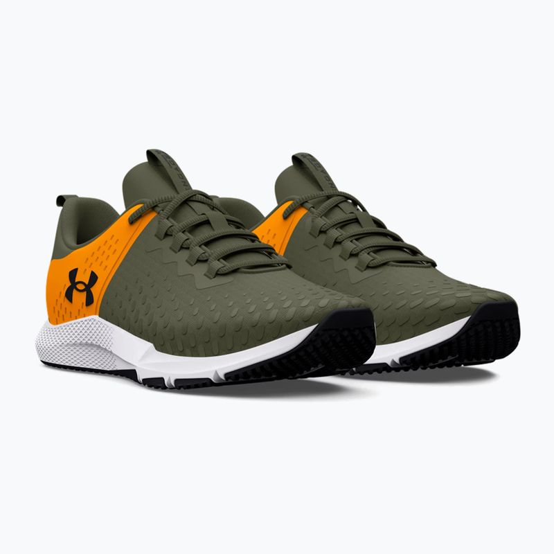 Pánské tréninkové boty Under Armour Charged Engage 2 marine from green/formula orange/black 12