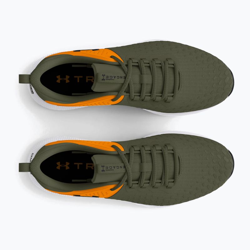 Pánské tréninkové boty Under Armour Charged Engage 2 marine from green/formula orange/black 13