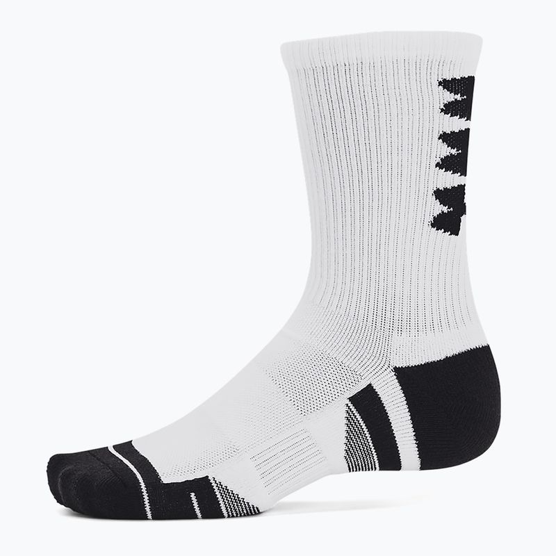 Ponožky Under Armour Perf Tech Nov Crew 3P white/white/black 3