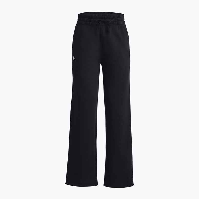 Dámské kalhoty Under Armour Rival Fleece Straight Mod Rack black/white 5