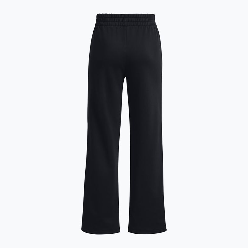 Dámské kalhoty Under Armour Rival Fleece Straight Mod Rack black/white 6