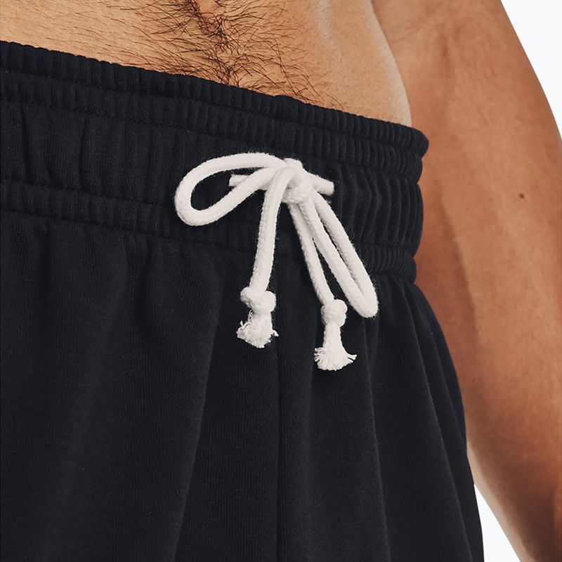 Pánské šortky Under Armour Rival Terry 6in black/onyx white 4