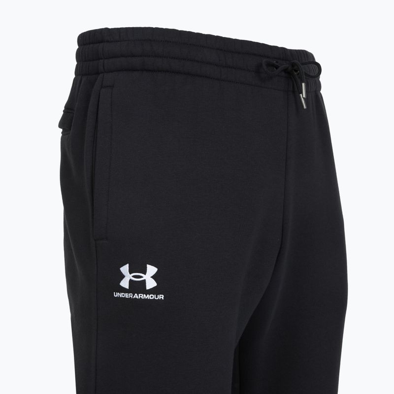 Pánské kalhoty Under Armour Icon Fleece Pant black/white 3