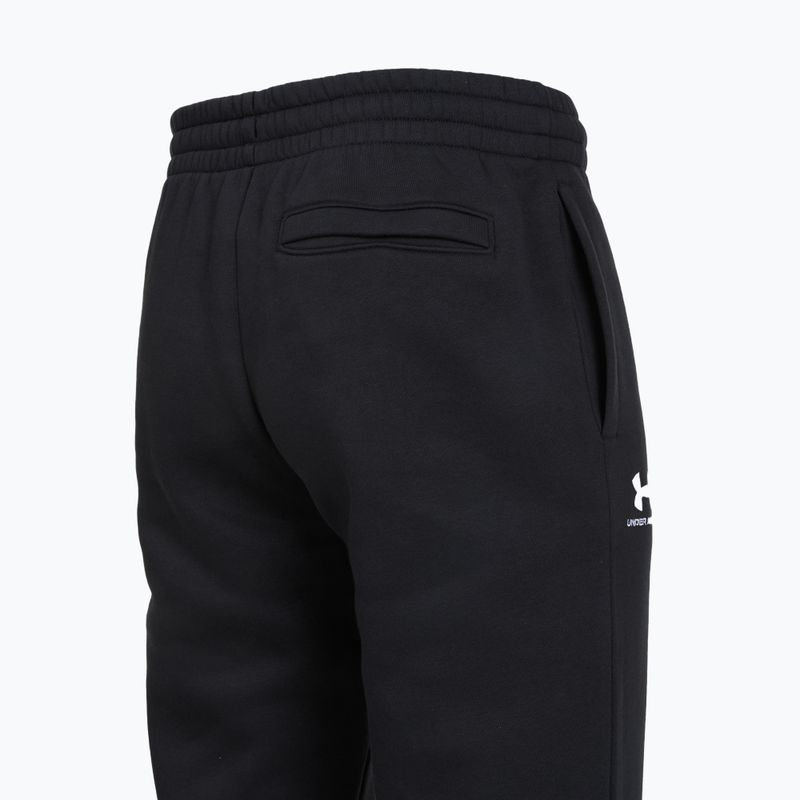 Pánské kalhoty Under Armour Icon Fleece Pant black/white 4