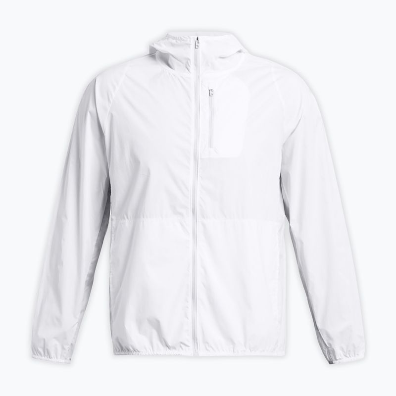 Pánská běžecká bunda Under Armour Phantom Windbreaker white/distant gray/halo gray