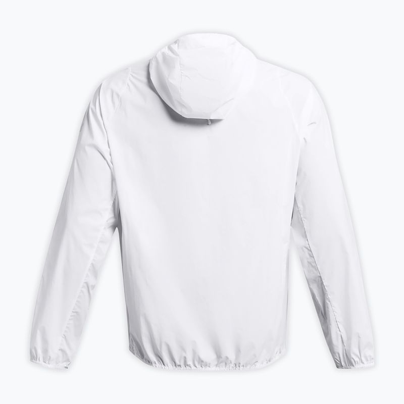 Pánská běžecká bunda Under Armour Phantom Windbreaker white/distant gray/halo gray 2