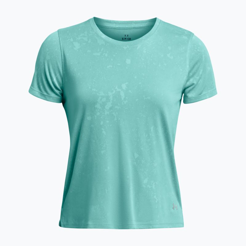 Dámské běžecké tričko Under Armour Streaker Splatter radiální tyrkysová/reflexní 3