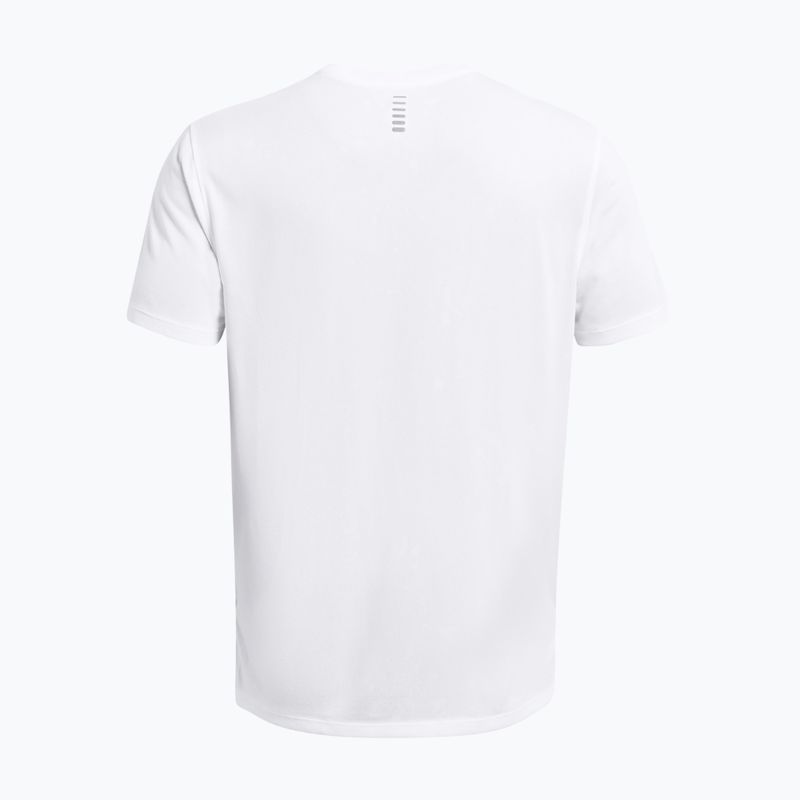 Pánské běžecké tričko Under Armour Streaker Splatter white/white/reflective 5