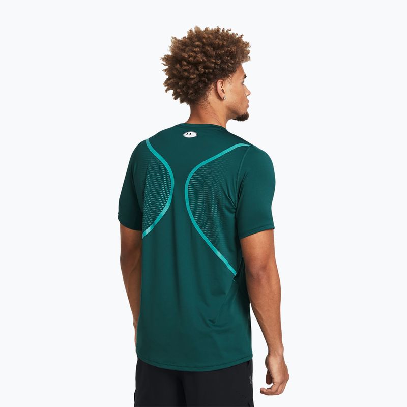 Pánské sportovní tričko  Under Armour HG Armour FTD Graphic hydro teal/circuit teal 2