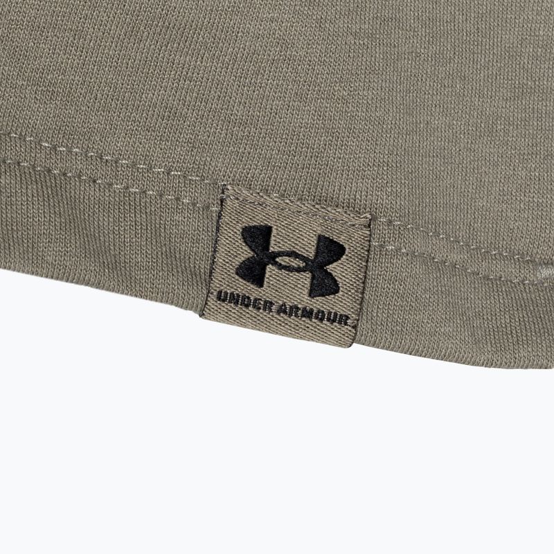 Dámské tričko  Under Armour Campus Boxy Crop taupe dusk/black 6