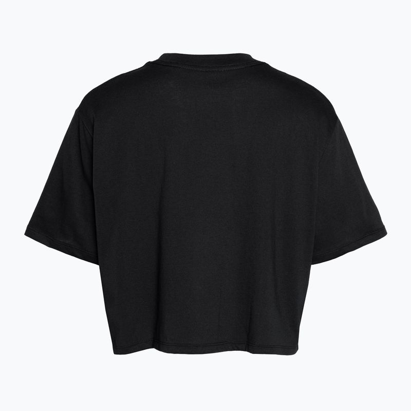 Dámské tričko  Under Armour Campus Boxy Crop black/white 4
