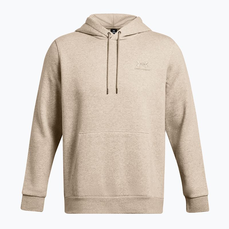 Pánská mikina Under Armour Essential Fleece Hoodie timberwolf taupe light hthr/timberwolf taupe 4