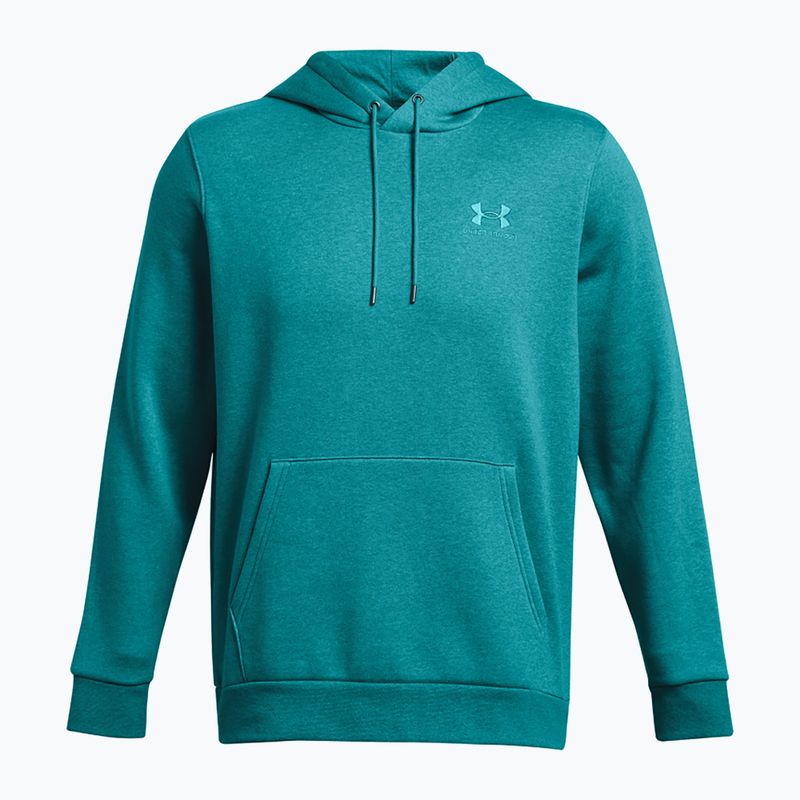 Pánská mikina Under Armour Essential Fleece Hoodie circuit teal light heather/circuit teal 5